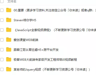 前端学习,这里有一份大礼